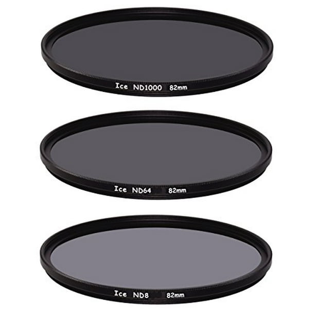 ICE 82mm ND1000 Filter Neutral Density ND 1000 82 10 Stop Optical Glass ICE 82mm ND1000 Filter Neutral Density ND 1000 82 10 Stop Optical Glass